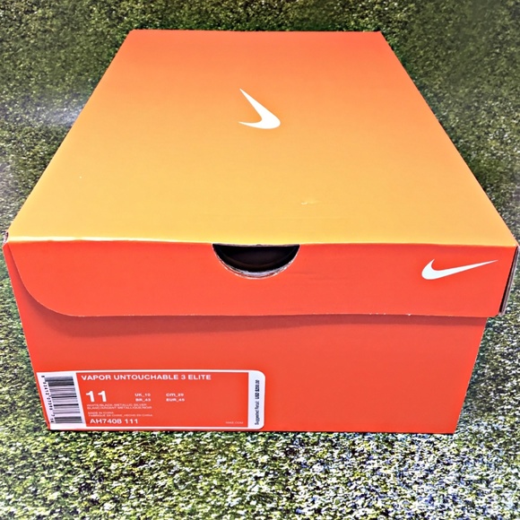 Nike Vapor Untouchable 3 Elite Football Cleats Wht - Picture 7 of 8